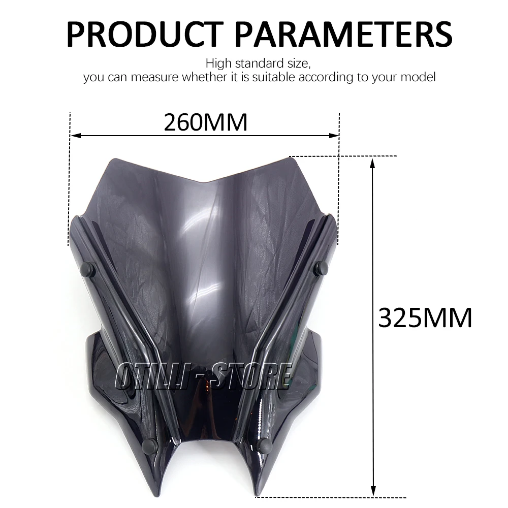 Motorcycle Wind Deflector For YAMAHA MT09 FZ09 2021-2022 Acrylic Windshield Windscreen Side Wind Shield Motorcycle Accessories image 2