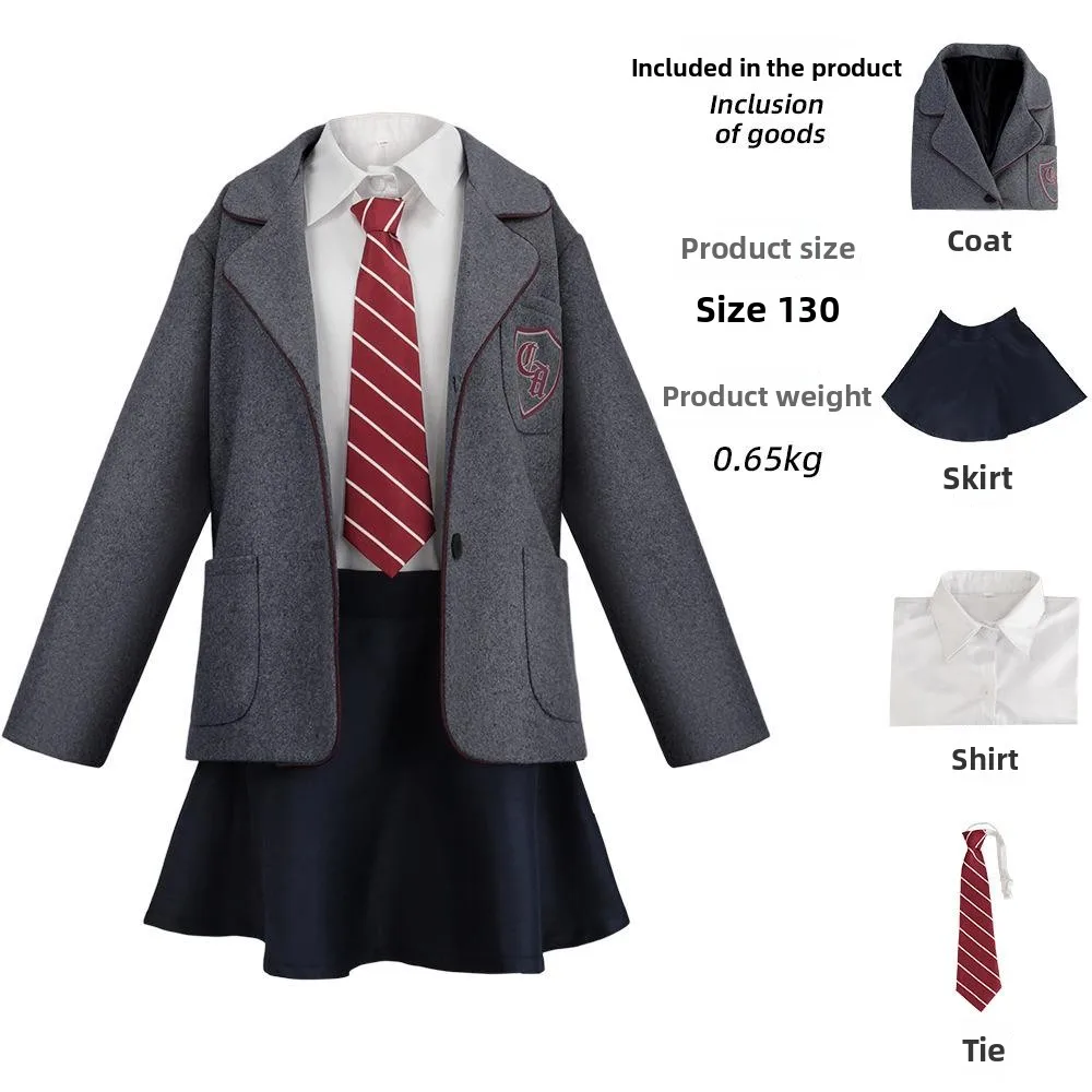 ハロウィン 学生服 子供用コスチューム パフォーマンス 伝統的な中国の民族衣装 女性用ファッション ステージ衣装 秋 2023