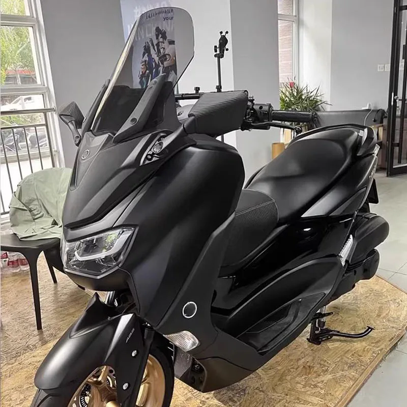 For Yamaha NMAX155  20-24 model upgrade accessories - Extended windshield kit - Front windshield panel made of ABS material