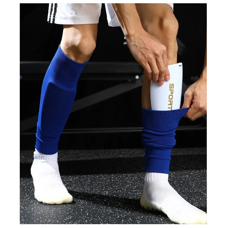 Elasticity Soccer Shin Guards Adults Kids Men Plus Size Leg Cover Calf Sleeve Sport Football Pads Kicking Ball Protection Gear