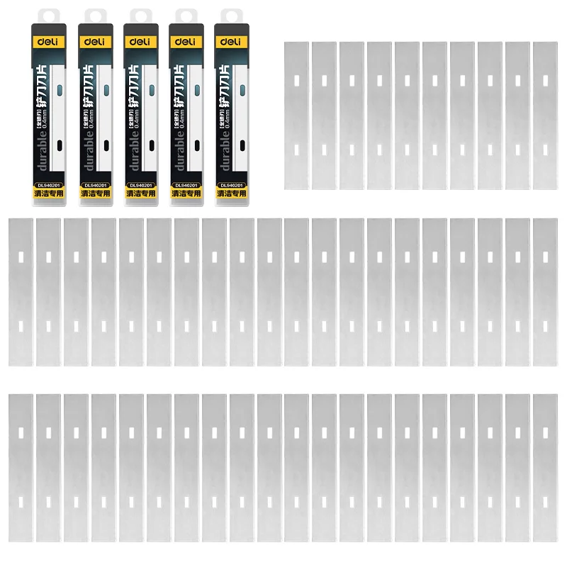 20/50/100PCS Floor Tile Spatula Blade 180mm Cleaning Shovel Cutter Blade Glass Floor Tiles Scraper Blade Seam Removal Hand Tool