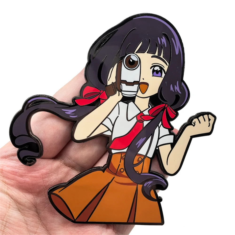 Anime KINOMOTO Cardcaptor Sakura CCS Tomoyo Daidoji Cosplay Costume Badge Pin Accessories Backpack Pendant Metal Prop Brooch