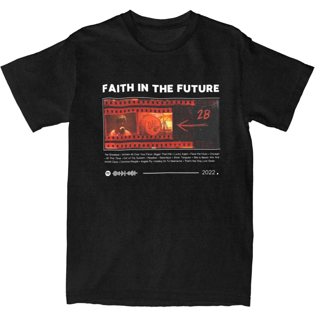 Louis Tomlinsoned Punk T Shirt Faith In The Future Harajuku T Shirts Short Sleeve Y2K Fun Tshirt Cotton O-Neck Plus Size Clothes