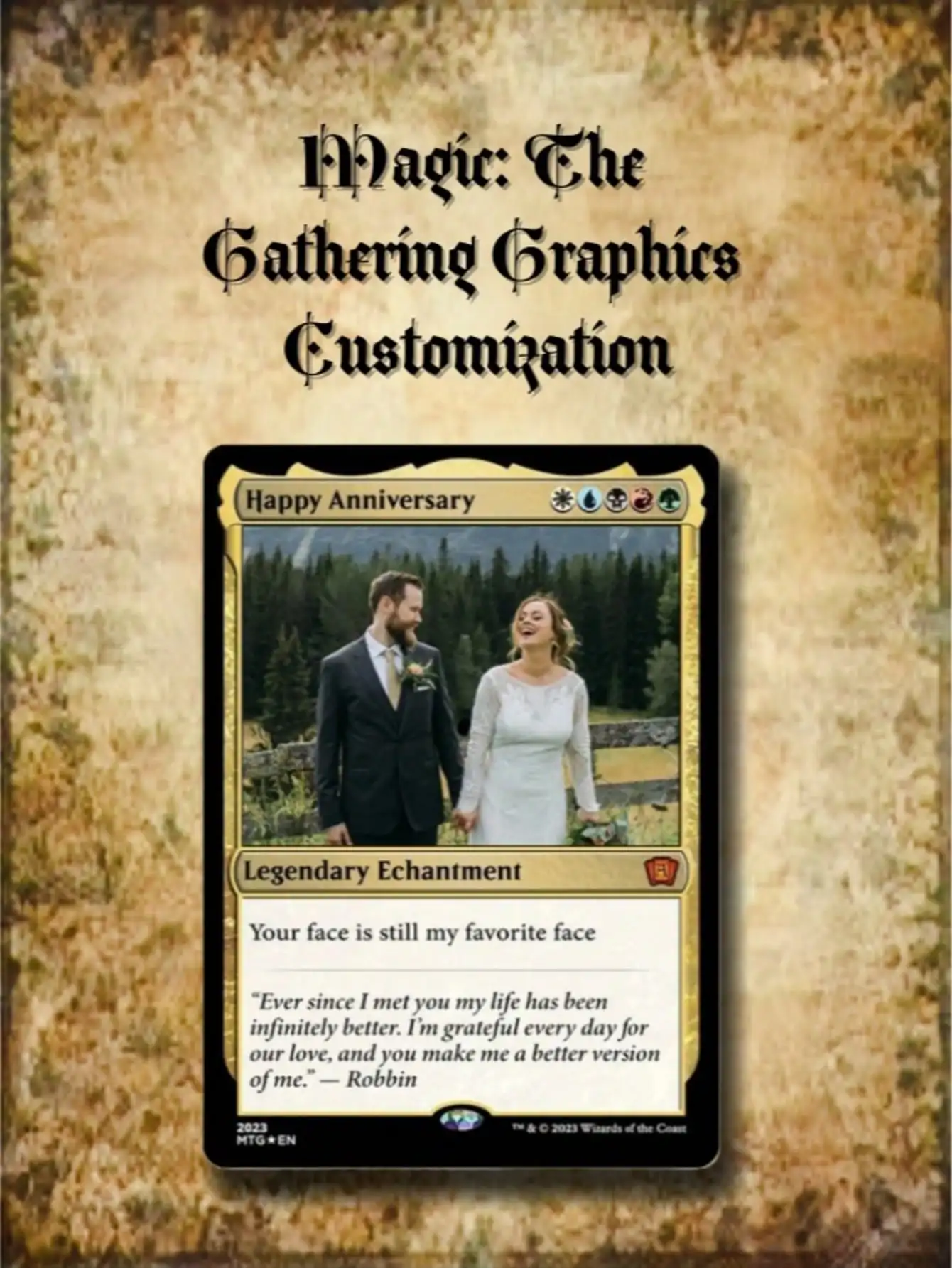 

Custom Photo & Text PVC Card, Fun Birthday Anniversary Gift, Custom Magic Joke Memory Card, Unique Mother's Day/birthday card