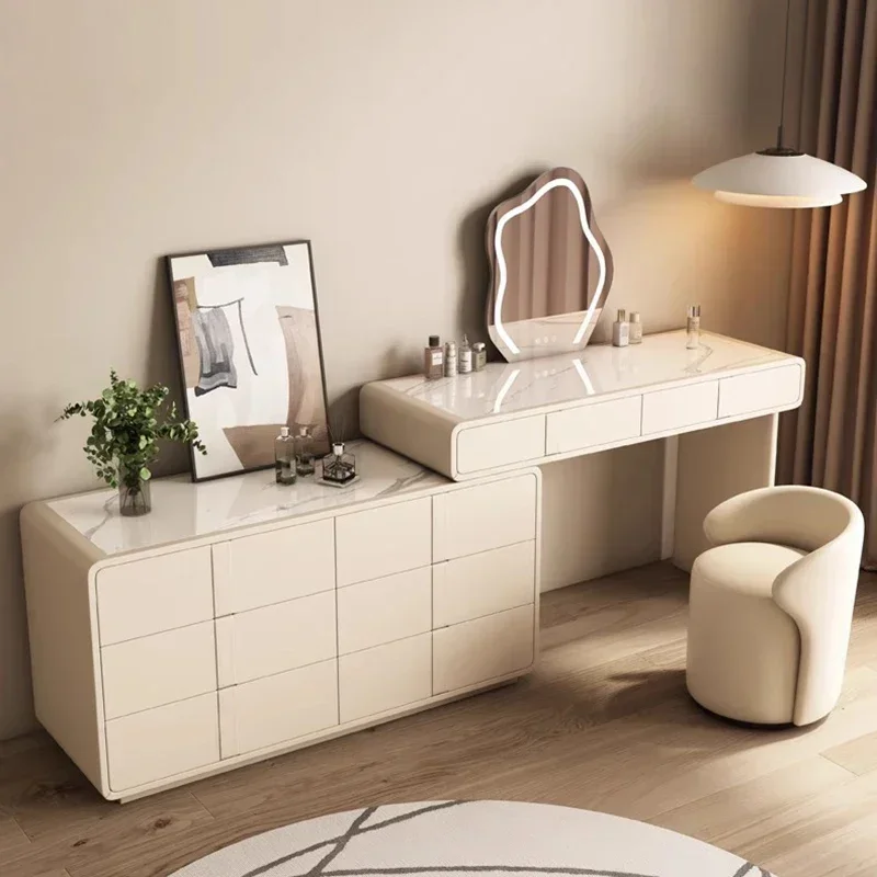 

Luxury Nordic Dressing Table Makeup Vanity Set Girls Furniture Room Home Woman Rooms Bedroom Hotel Tocador Organizer Modern Desk