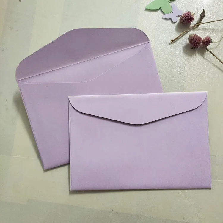 Thickness 6.125*9 inches 155*228mm 20pcs / lot Color Western-style A5 blank bills receive envelope window envelope