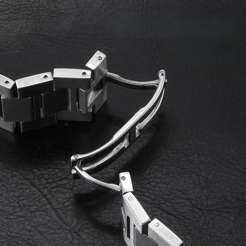 ل كارتييه تانك Londun سولو كلير سلسلة الفولاذ المقاوم للصدأ حزام ساعة اليد الرجال النساء حزام الساعات سوار 16 مللي متر 17.5 مللي متر 20 مللي متر 22 مللي متر 23 مللي متر #5