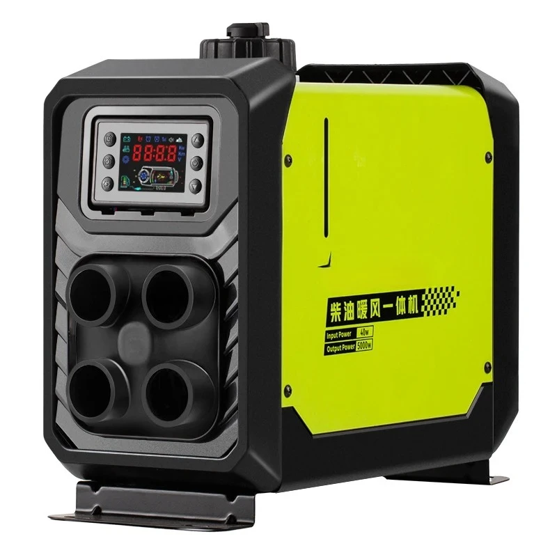 Calentador de coche RV 5KW 12V 24V, calentador de aire diésel todo en uno para estacionamiento con Control remoto para autocaravana y barco