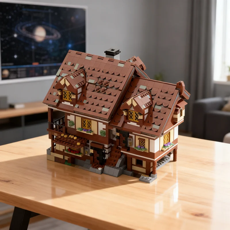 

5511 деталей MOC: Дом Бри, Таксидермиста, из «Властелина колец», конструктор, креативный подарок, декор для демонстрации, сборная модель премиум-класса