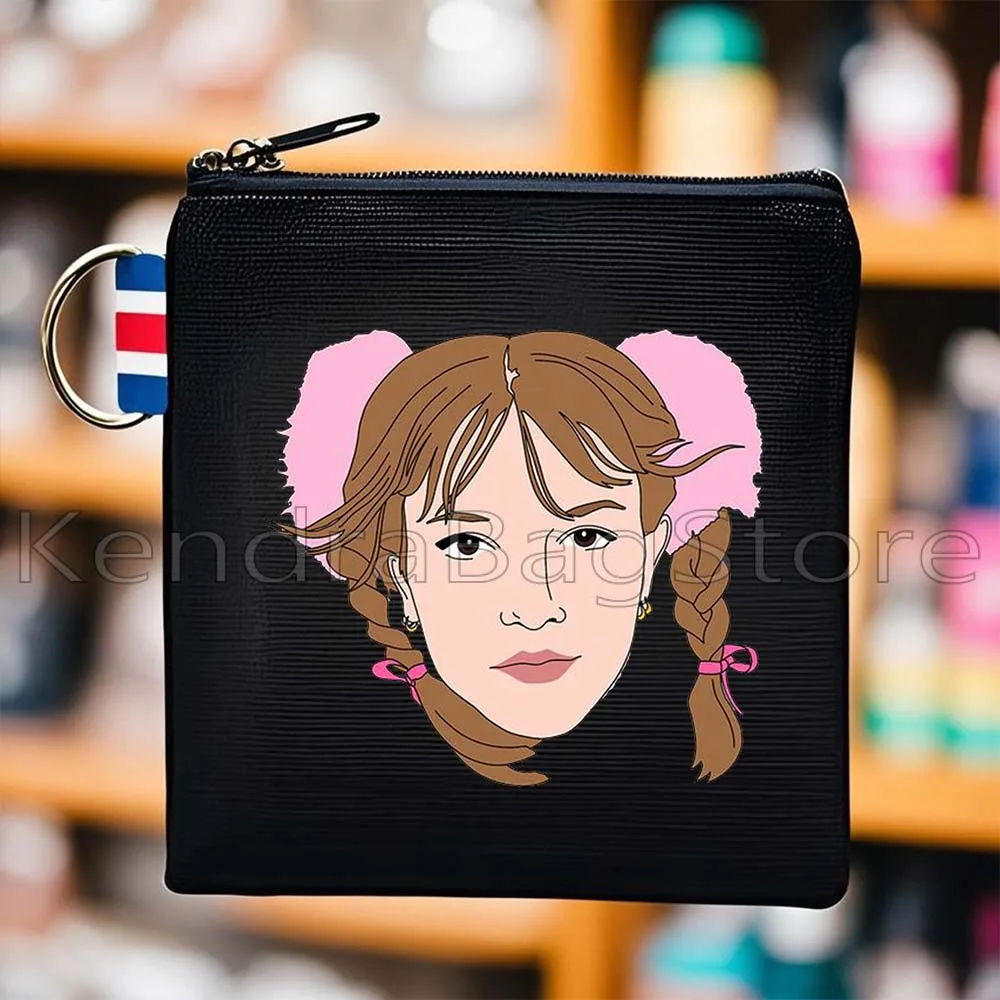 Fashion Britneyspears Black Coin Purse Key Case Heart Pop Art Sexy Britney Spears Music Fan Gifts Cute Small Bag Wallet Pouch