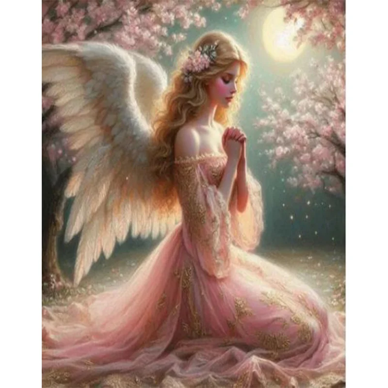 AB Diamond cross stitch Painted An angel is praying 5D DIY Diamond embroidery rhinestone painting Diamond Painting