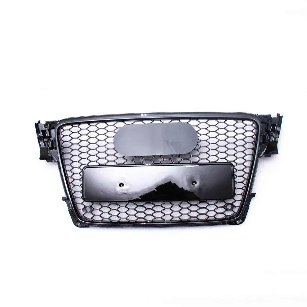 Large quantity Black HoneyComb Front Grille RS4 Style Mesh Grille For Audi A4 B8 grille 2008 2009 2010 2011 2012