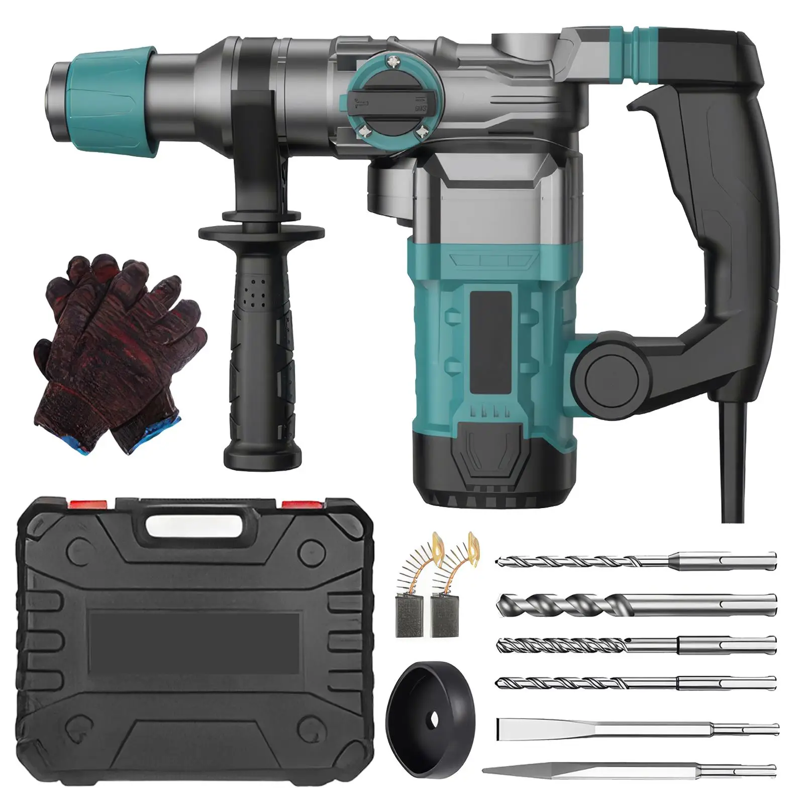 1200W Rotary Electric Hammer Drill Concrete Perforator 220V Electric Hammer/Drill/Electric Pick For Demolition Concrete Slotting