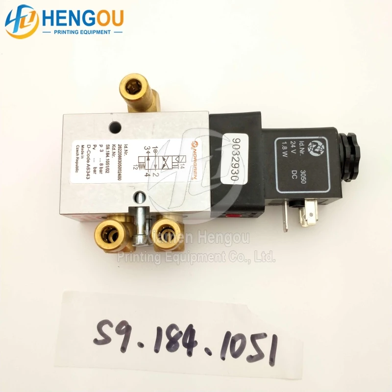 S9.184.1051/02 Valve 24DC 1-7W 4/2-Way Valve 9092930 SM102 CD102 Machine S9.184.1051