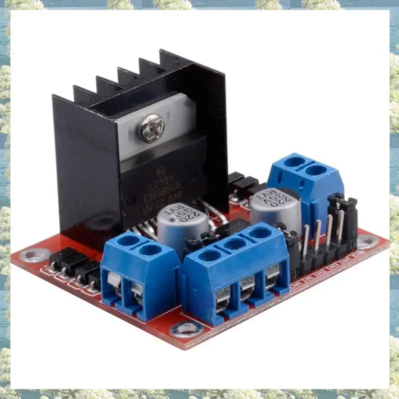 New-2Pack L298N 모터 드라이브 컨트롤러 보드 모듈 Ar-Duino 전기 프로젝트 용 듀얼 H 브리지 DC 스테퍼 스마트 자동차 로봇