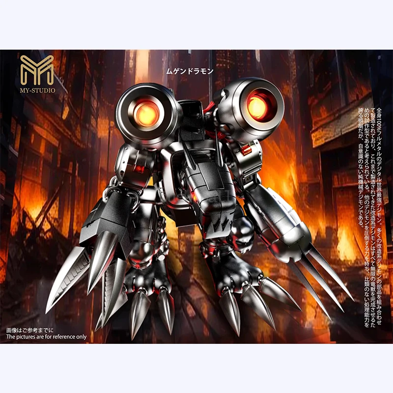 20cm Digimon Figure Mugendramon Figure Dark Masters Red Black Anime Figurine Model Statue Doll Collection Decoration Toys Gift ﻿