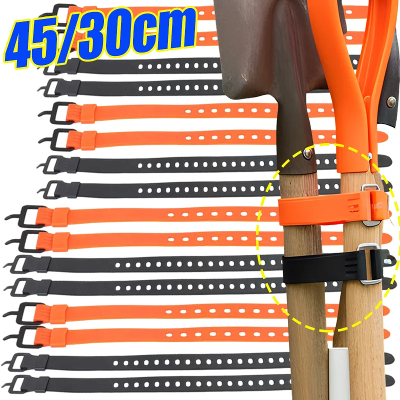 30/45cm Silicone Reusable Straps Adjustable Cable Ties for Organization  luggage or cargo Outdoor Gear Releasable Fastener Tools