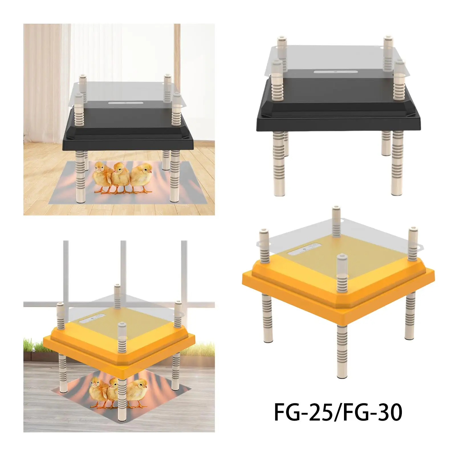 

Электрическая нагревательная пластина для инкубатора с регулировкой высоты и угла наклона, обогреватель для цыплят, гусей, домашней птицы, перепелов