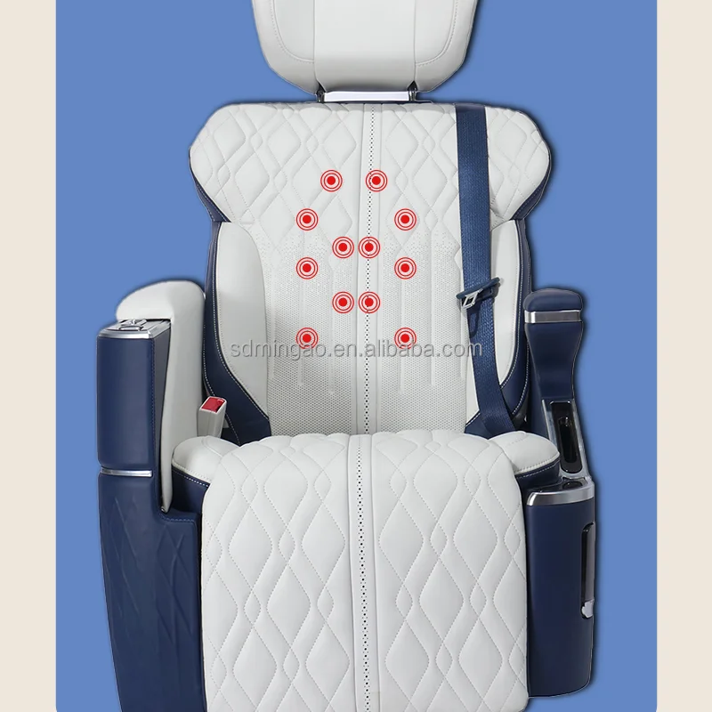 Single Seat Luxury Van Suv Middle Row VIP 1 Set Seat Nappa Leather Logo Can Be Customized