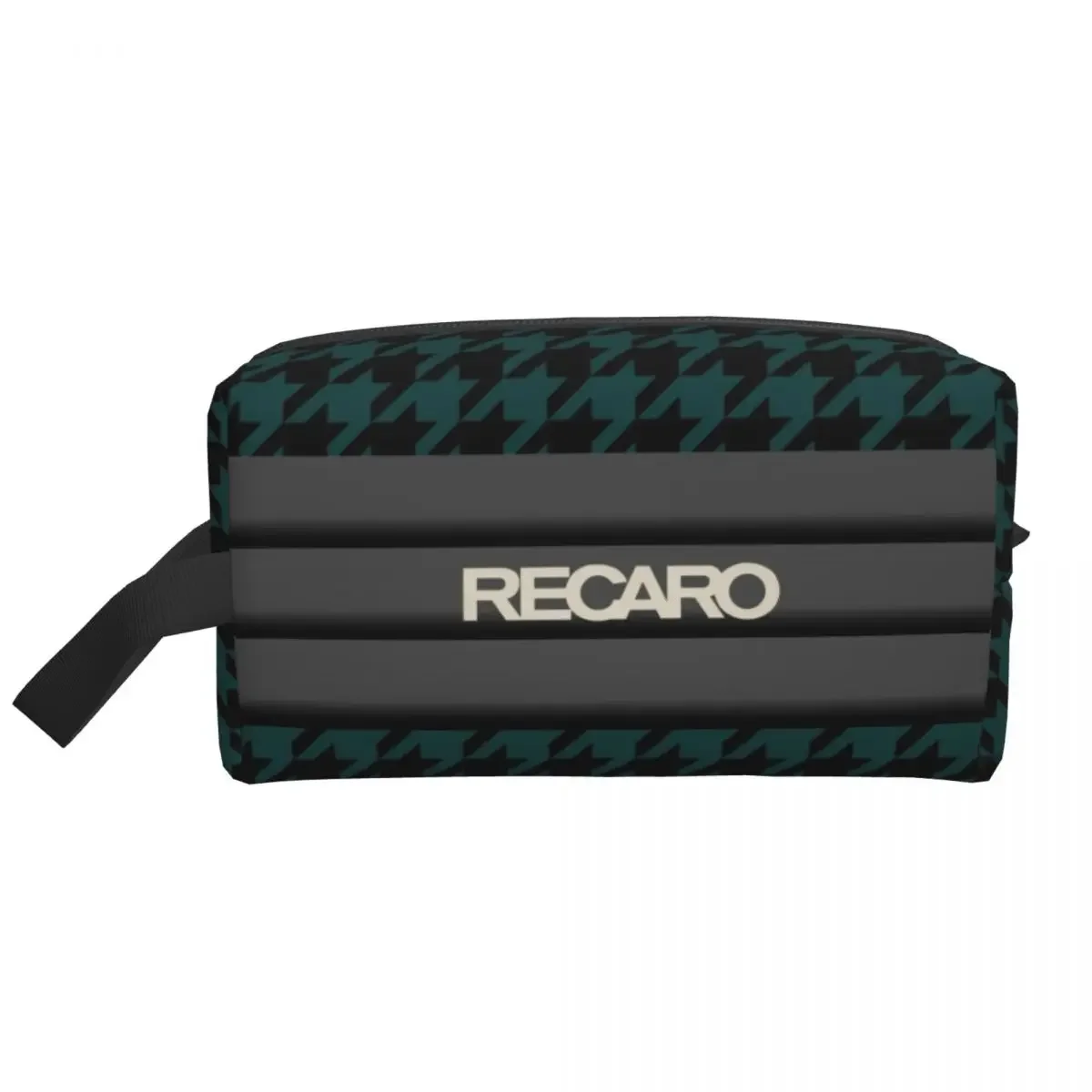 Bolsa de aseo portátil con logotipo de Recaro para mujer, organizador de cosméticos y maquillaje, Kit de almacenamiento de belleza, estuche de viaje