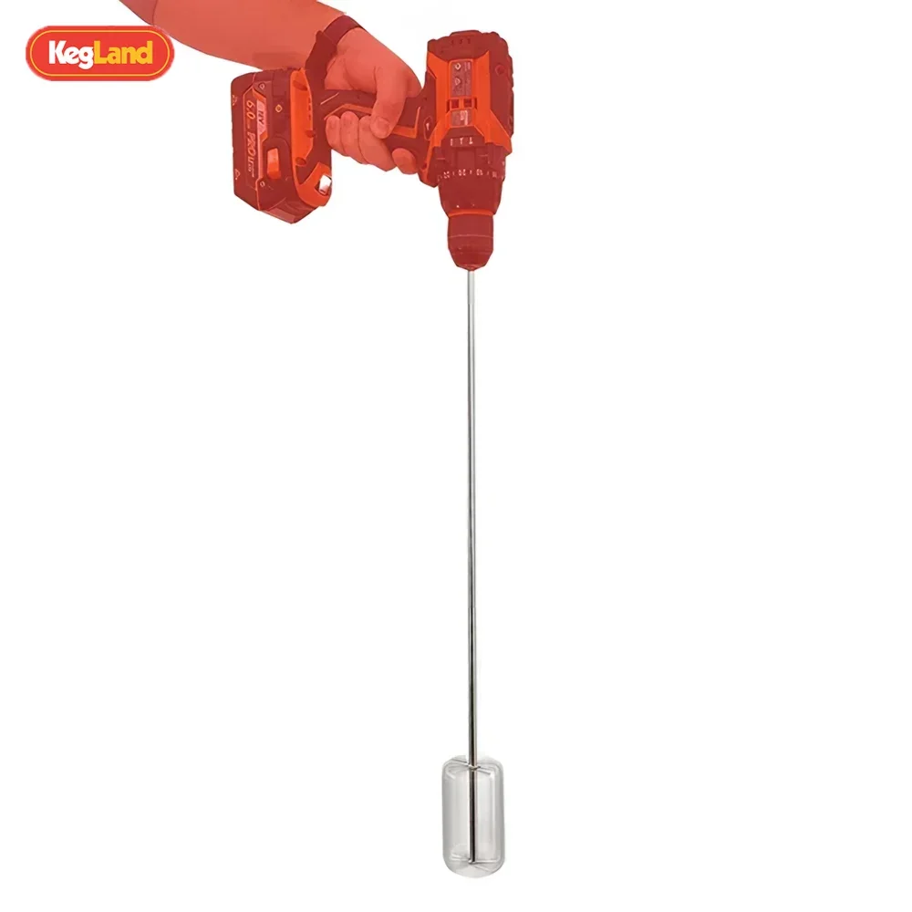 KegLand Stainless Steel Drill Powered Mash Stirrer & Mixer Cooking Utensils Beer Craft Brewing