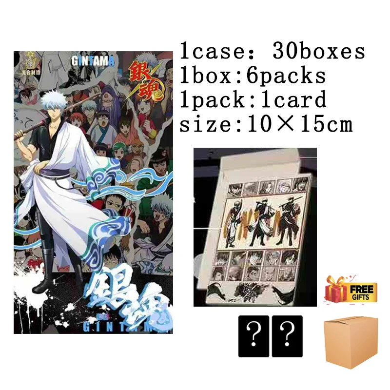 

Gintama Art Cards Collection 10x15cm Premium Metal Embossing Acrylic Flake 150+ Designs Limited Edition Collectors