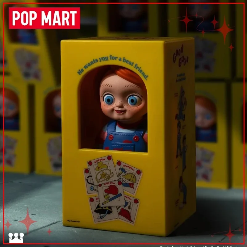 Nieuwe POP MART Chucky Ghost Return Series Mystery Box Blind Box Handheld Anime Action Figure Collectio Ornament Halloween Gift Toy