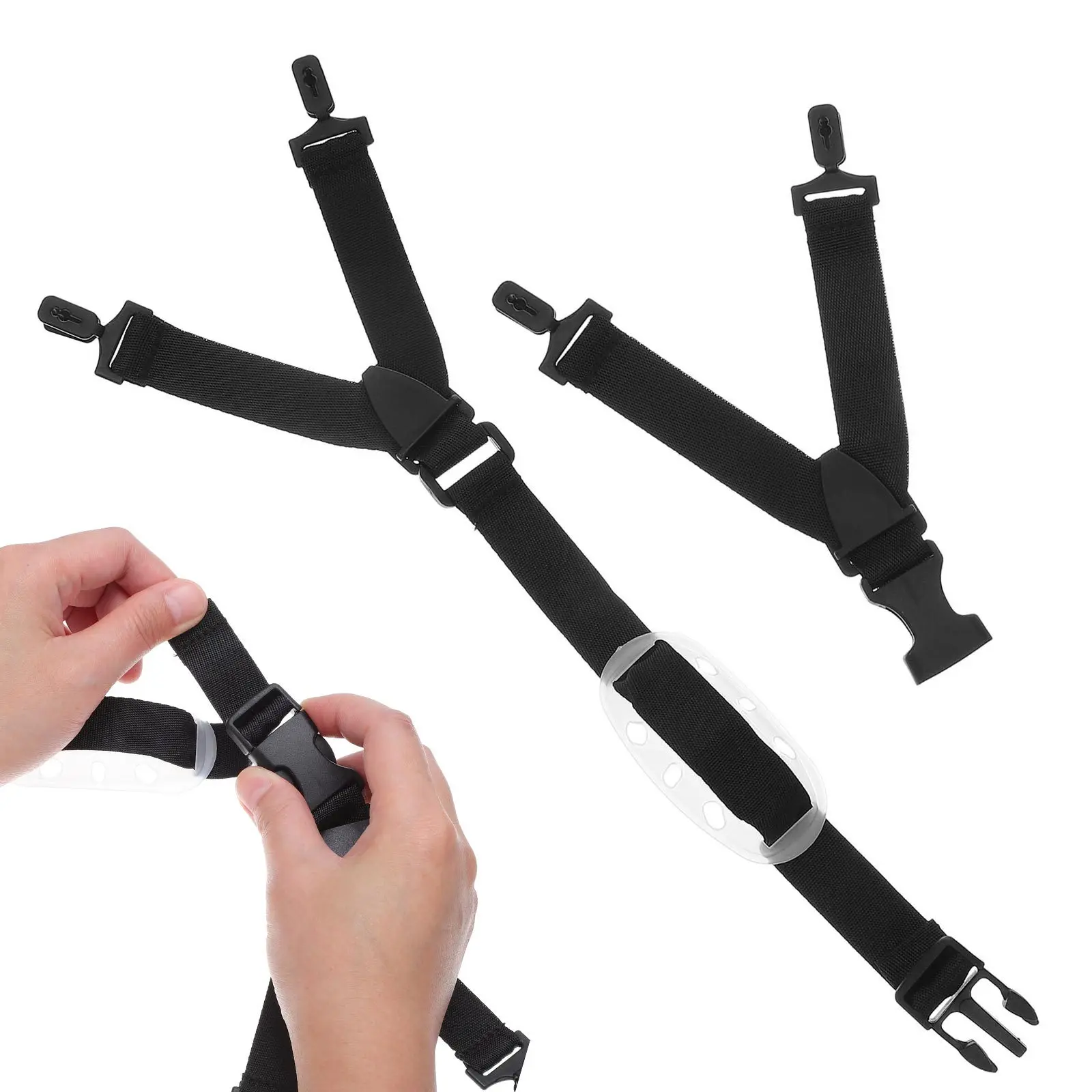 2 szt. Uniwersalne paski do kasku budowlanego, paski mocujące kask na podbródek