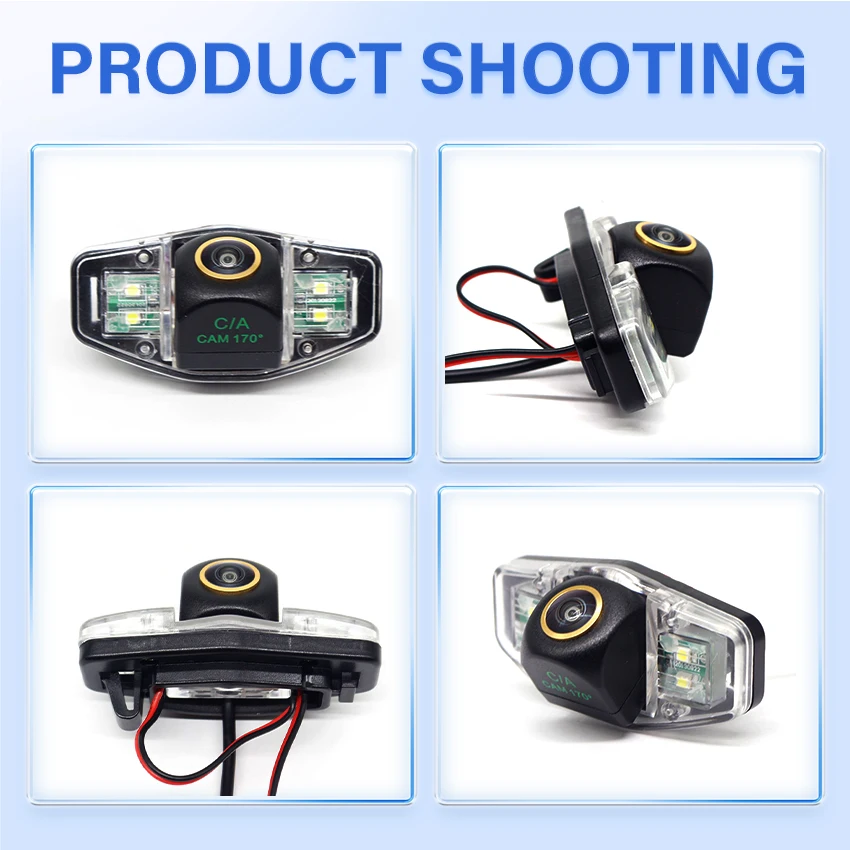 Car Rear View Golden lens Camera For Honda Civic VII VIII 2001~2014 For Honda City 4D 2003~2009 Night Vision Backup Camera AHD