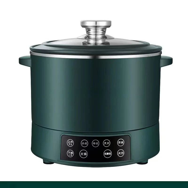 Portable multifunctional mini electric hot pot non-stick coating energy saving automatic constant temperature