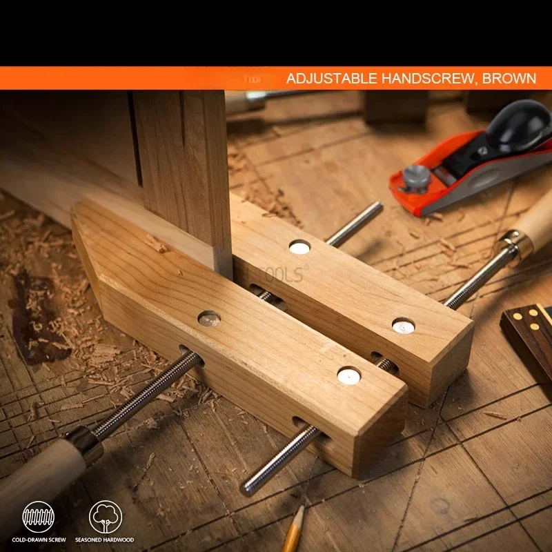 DIY Enthusiasts Adjustable Woodworking Parallel Clamp 6-10