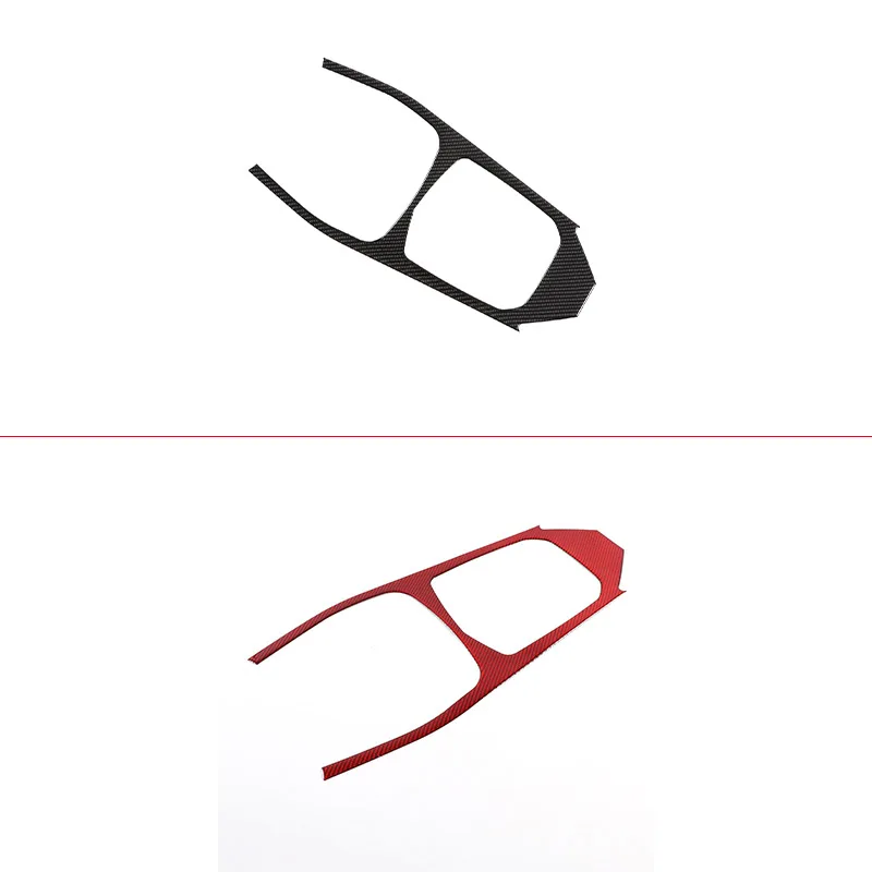 Soft carbon fiber For BMW 1 Series 2 Series F40 F44 2020-2023 Car Center Control Panel Frame Decoration Sticker Car Accessories