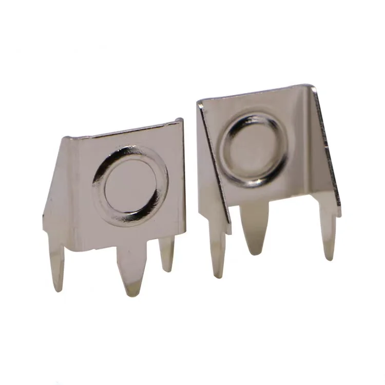 Precioso estampado AA، CR2، CR123A THM Contacto de Batería de botón P/N 596 بديل كيستون