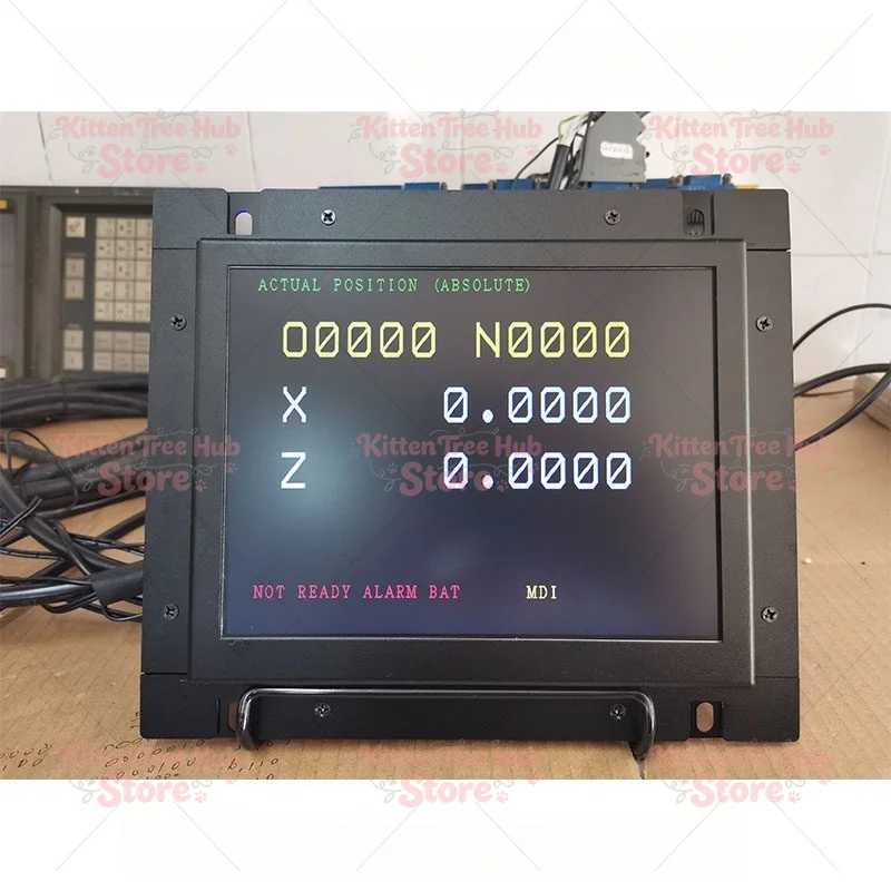 Monitor With A Black Aluminum Case