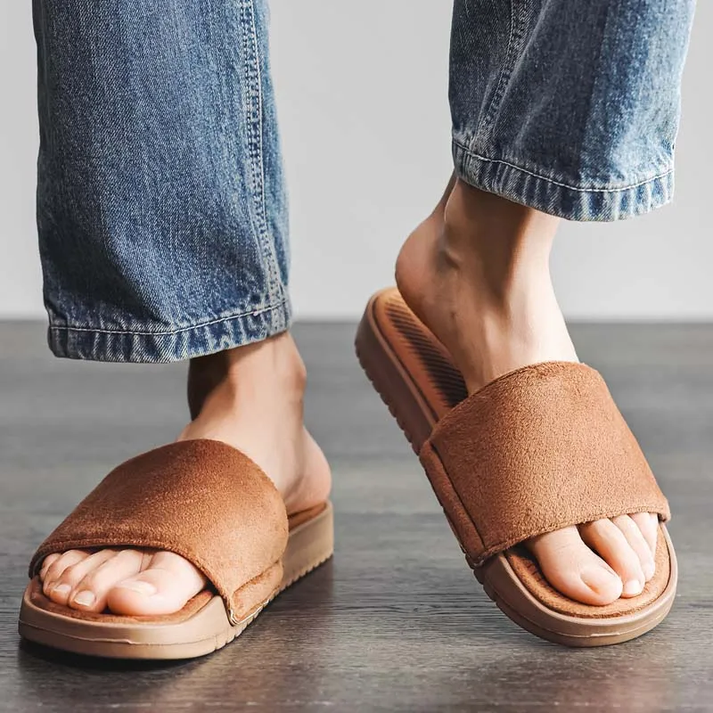 Soft Touch Cotton Slippers Thick Cushioned Insole Durable Anti Slip Sole Casual House Shoes for Home Daily Relax Moments