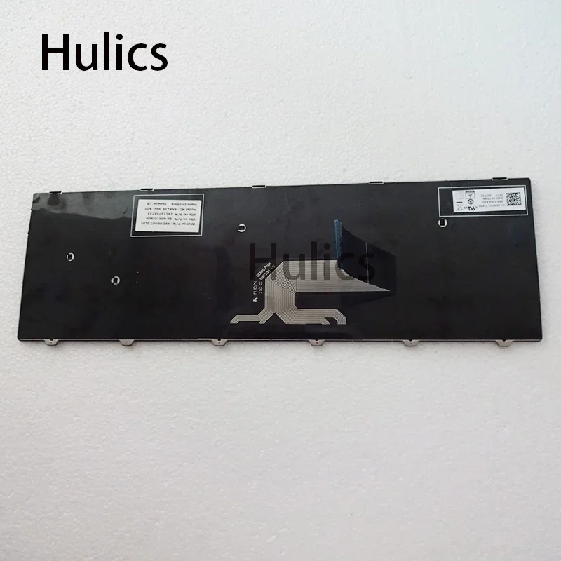 Hulics Used US Keyboard For DELL 490.00H07.0L01 SG-63310-XUA SG-63510-XAA 14112756733 SN8234 PK1313G1A00 CN-0KPP2C 0KPP2C