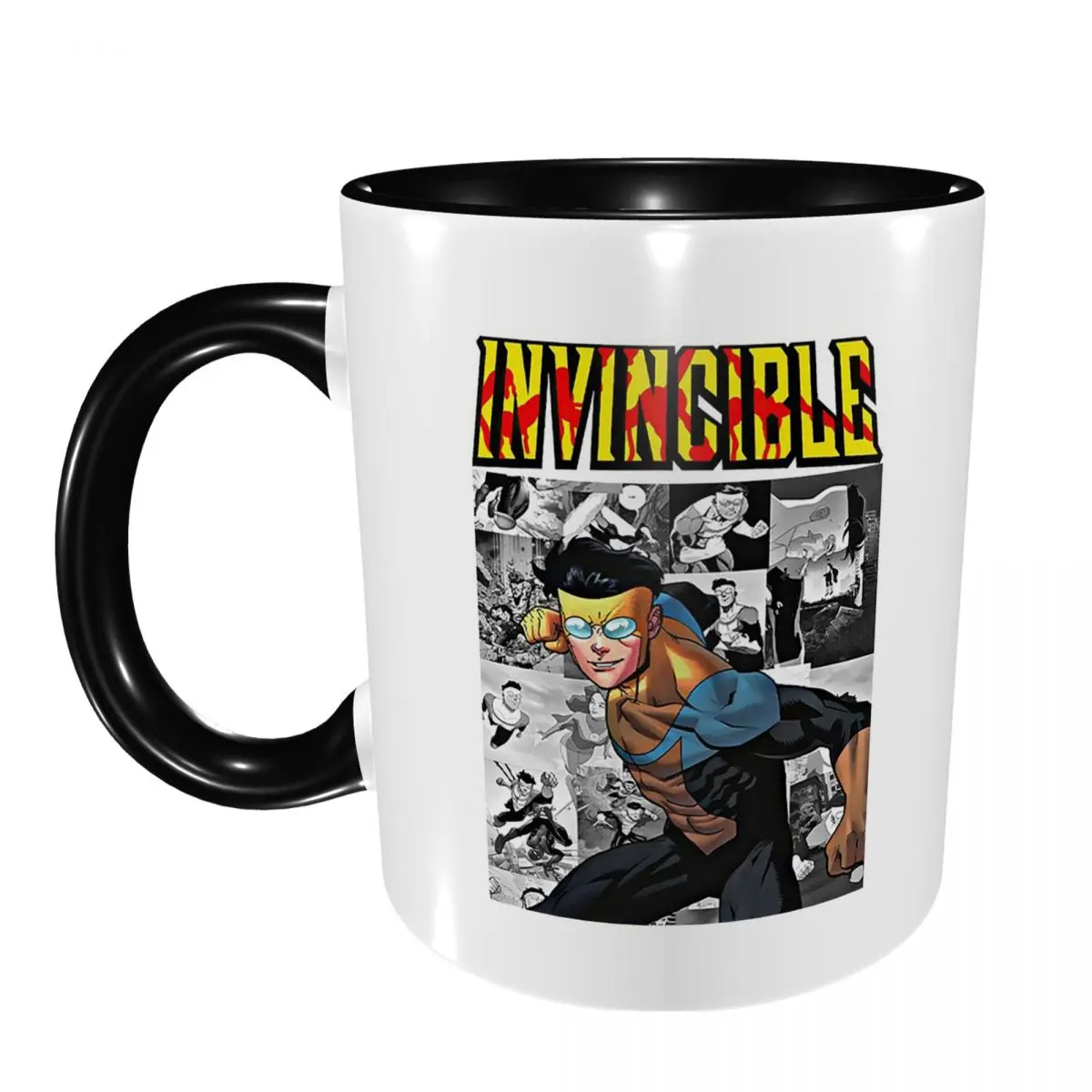 Invincible TV Show Mark Mug Funny Ceramic Coffee Cups Tea Mugs Milk Cup Drinkware Gift for Friends