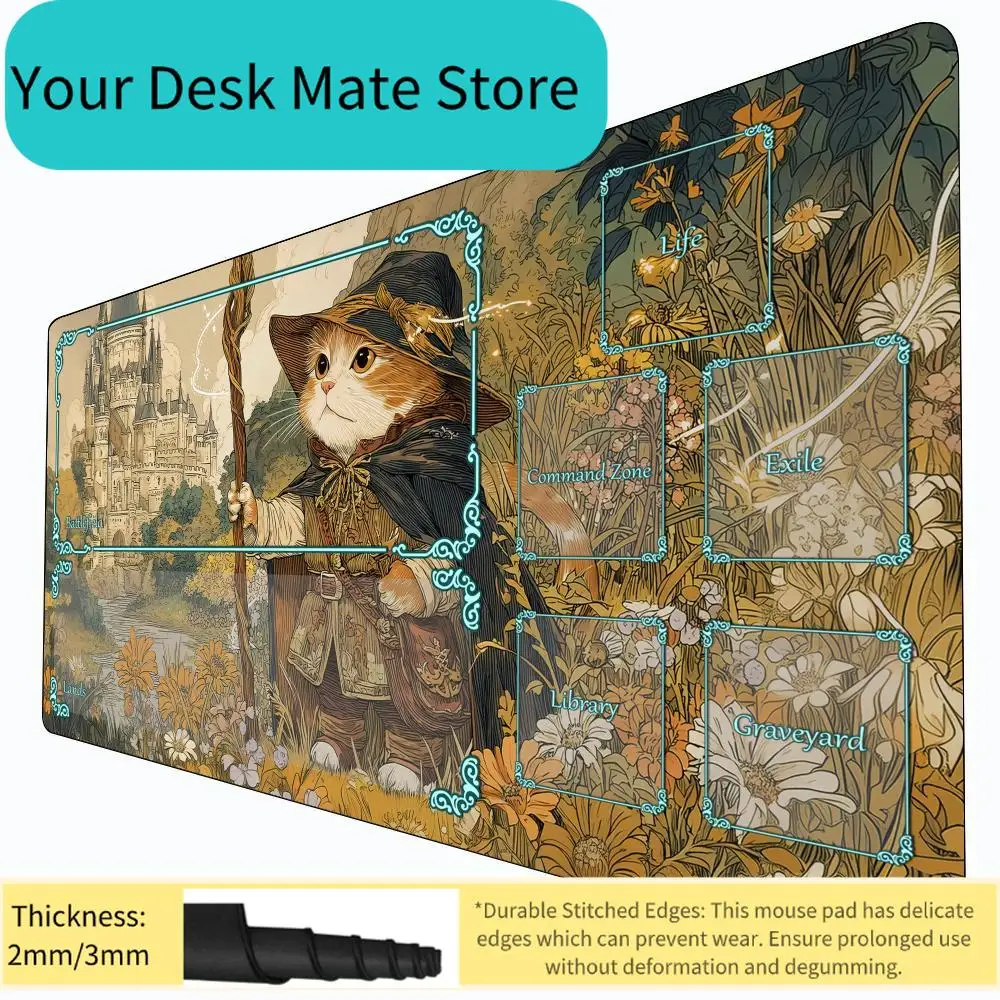 Chinese Character He Xin, Letter X Y, Number 3 5 Printed Mouse Pad Non-Slip Rubber Base Washable Cloth Surface For Gaming Office