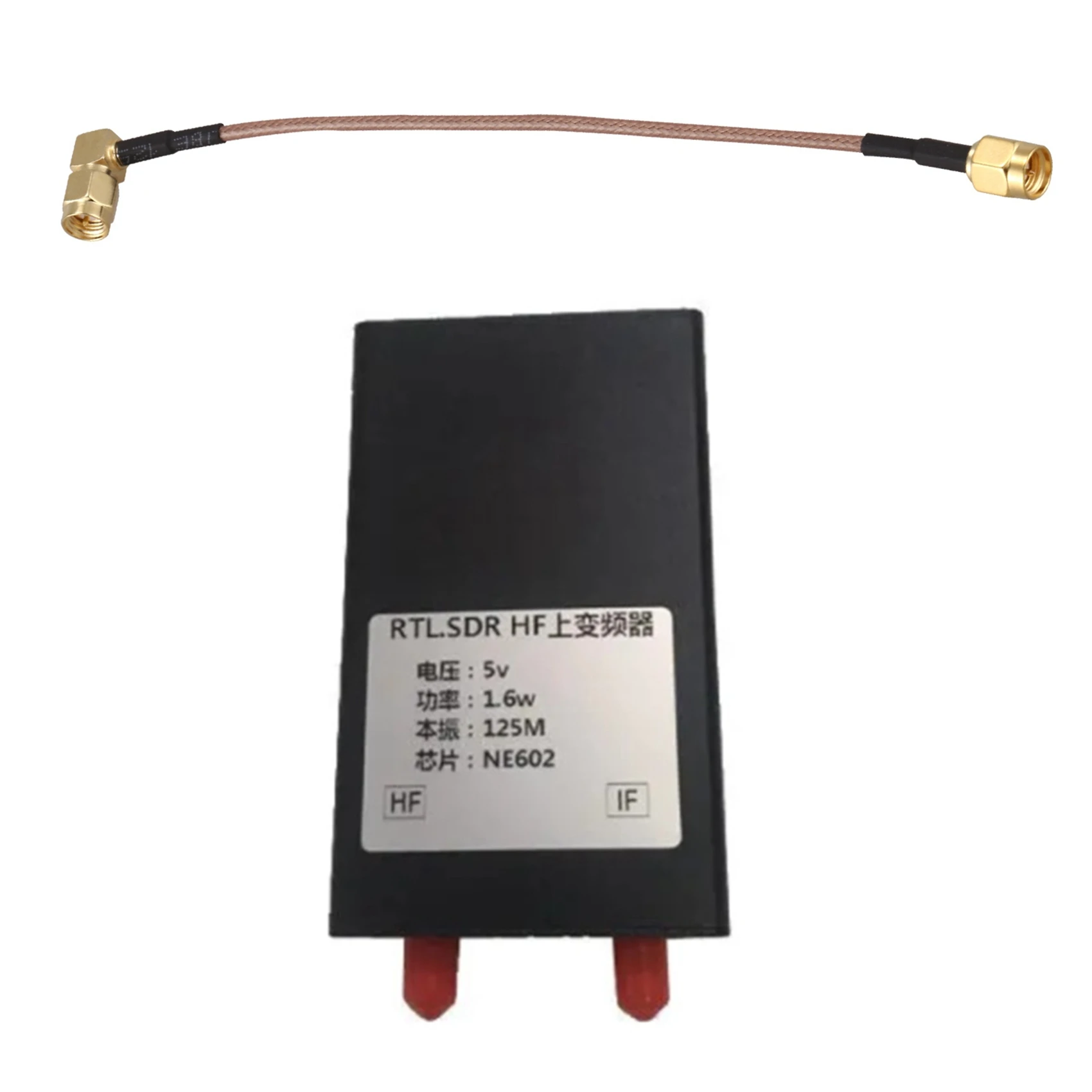 

SCLL-6 Inch SMA Male To SMA Right Angle Male Plug Jumper Pigtail Cable & 150K-30MHZ Upconverter For RTL2383U SDR Receiver