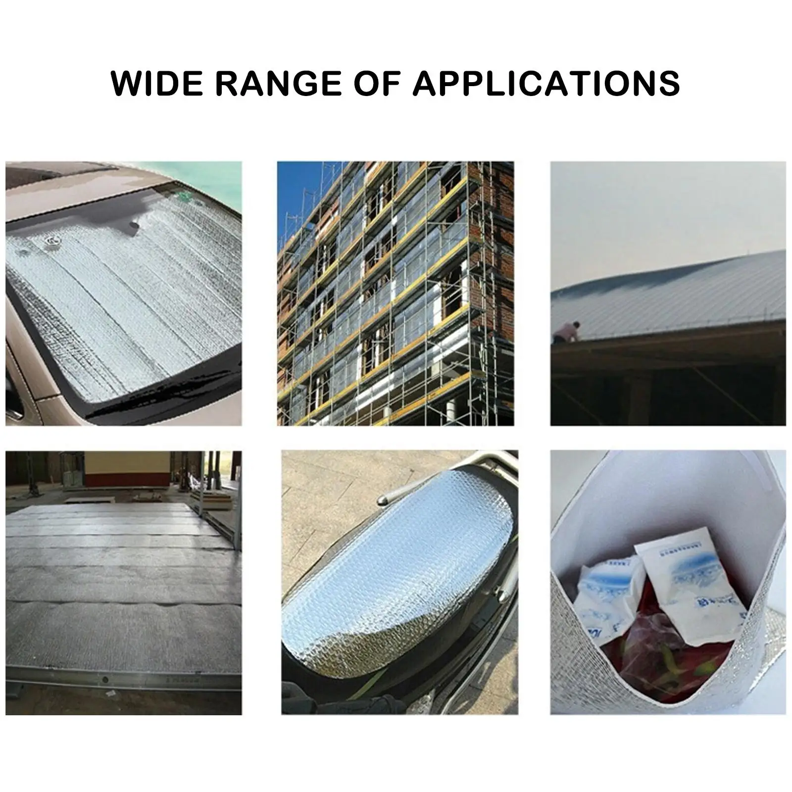 Radiator Reflective Film Aluminium Foil Heating Insulation Home Decoration Insulation Film Reflection Roof Insulation Film