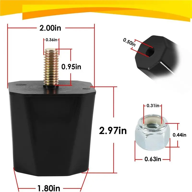 For Overload Spring& Axle Compatible 2