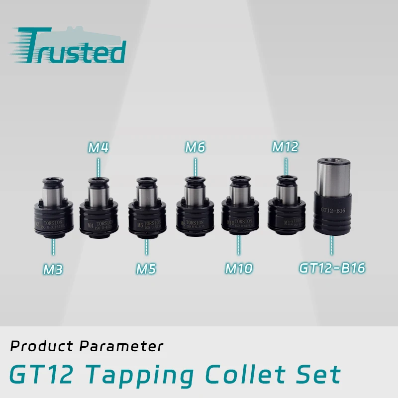 Factory Direct Price Machine tools BT40-GT12/ GT24-7pcs tapping collet chuck holder for drilling tapping cnc machine