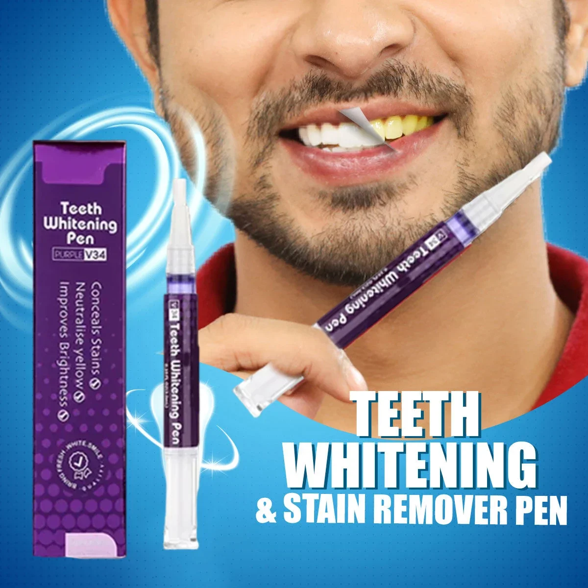 Teeth Whitening Pen 5D Whitening Teeth Strips Remove Plaque Stains Oral Hygiene Clean Dental Bleaching Tools Dentistry Care