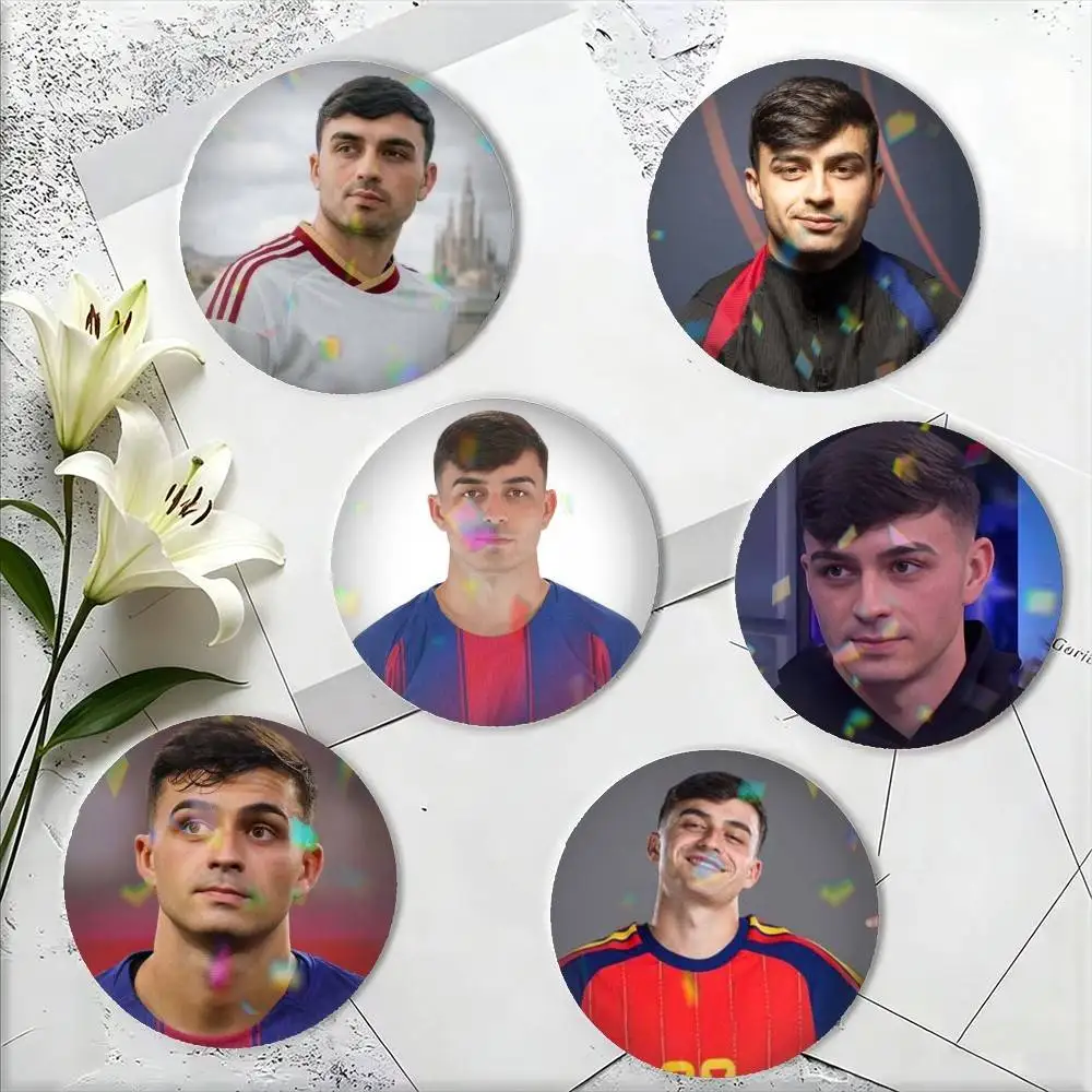 Pedri G-Gonzalez Football SportS  25mm 32mm 44mm 58mm 75mm Brooches Badges Pins for Accessories Gift