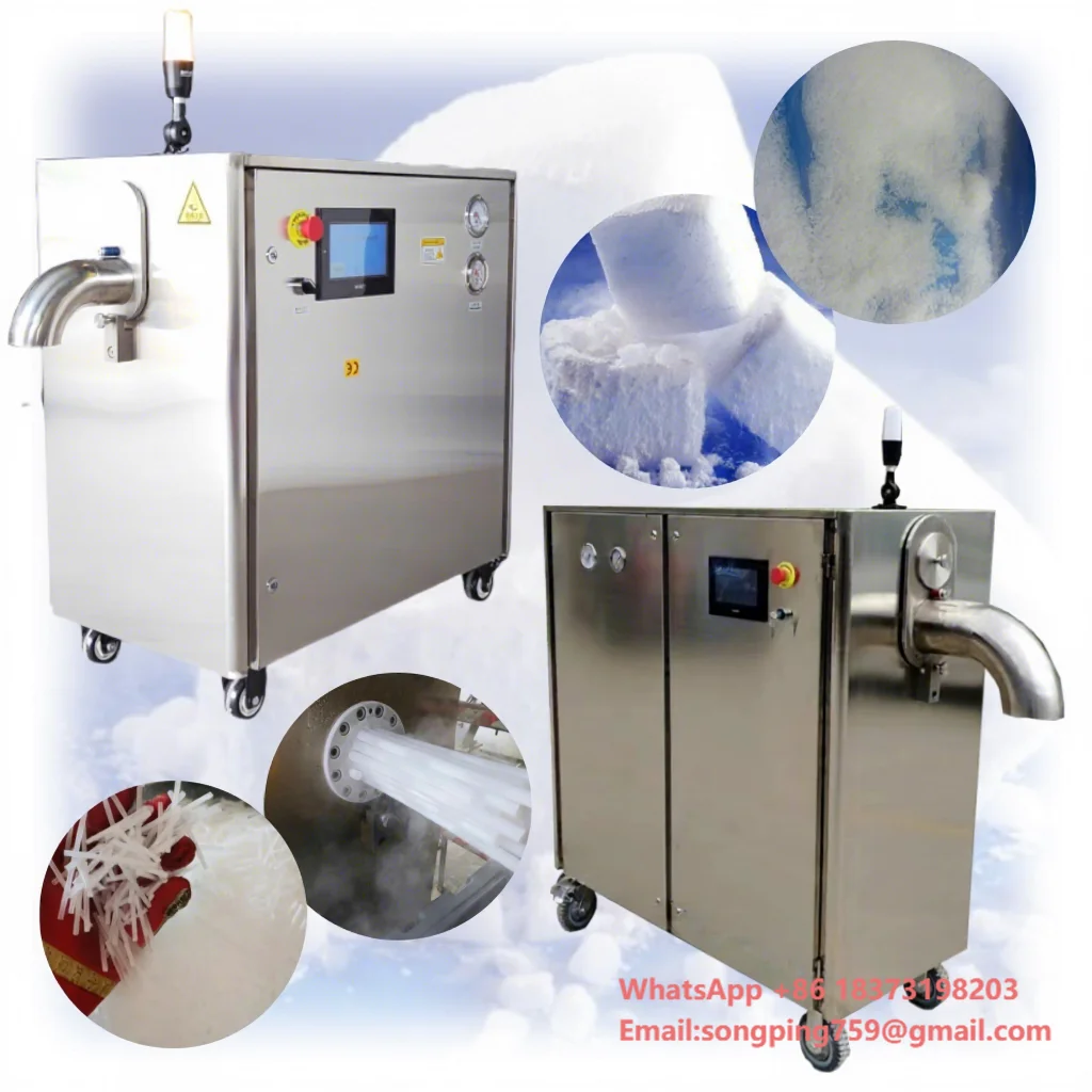

High Quality Blocked Dry Ice Making Machines Co2 Dry Ice Making Machine Flake Ice Maker Machine Price