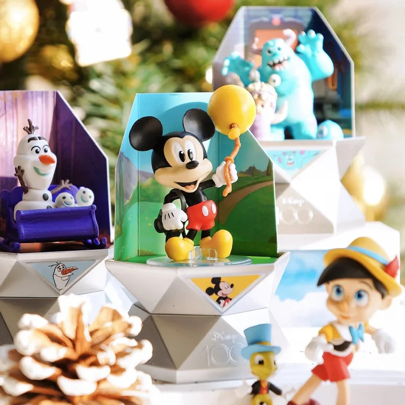 

Stitch Angel Mickey Minnie Surprise Capsule Mickey Snow White Character Trendy Blind Box Handmade Collection Toy Present