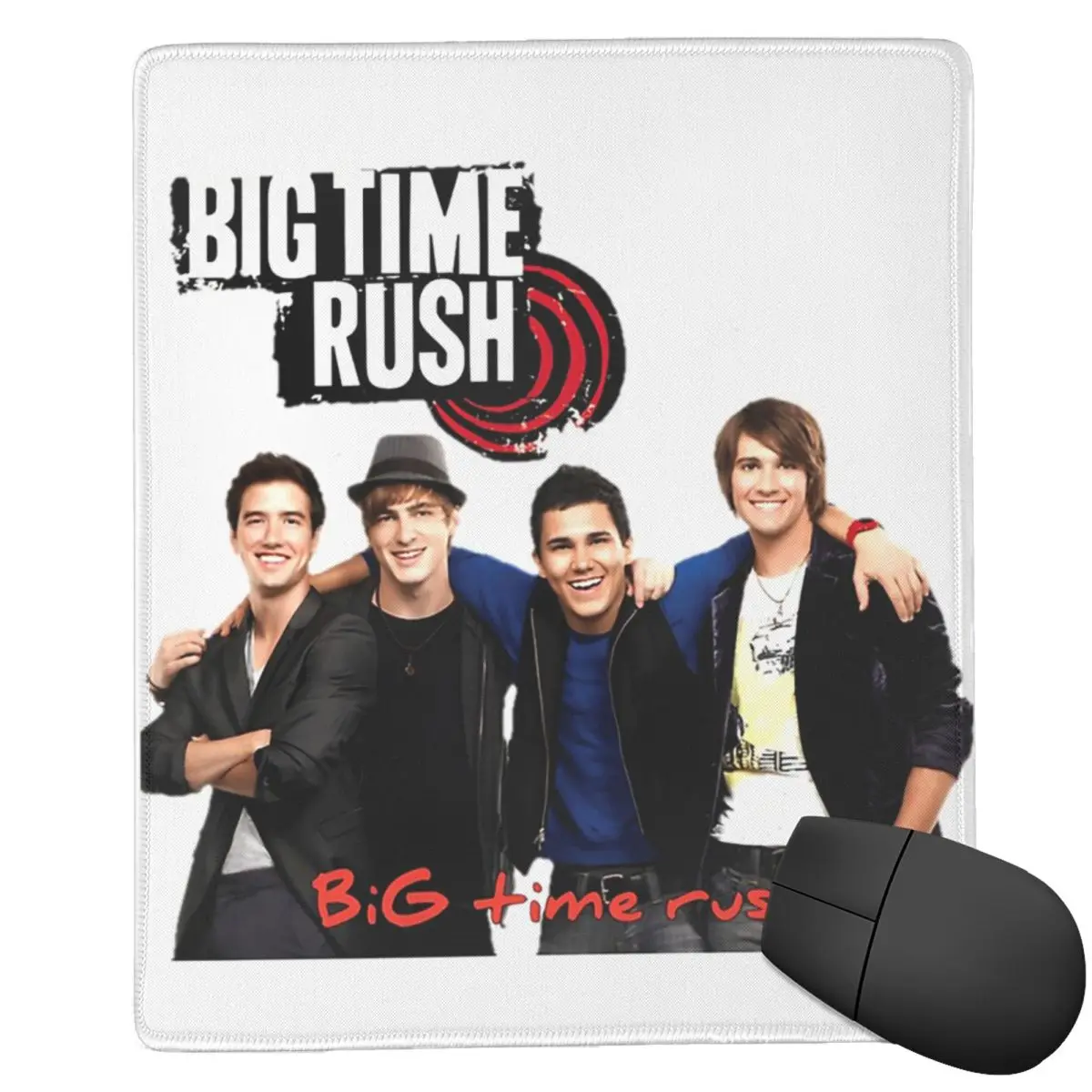 Big Time Rush Music Band Tour Logo Mouse Pad Computer Keyboard Mouse Mat Gaming PC Laptop Desk Mat Office Accessories