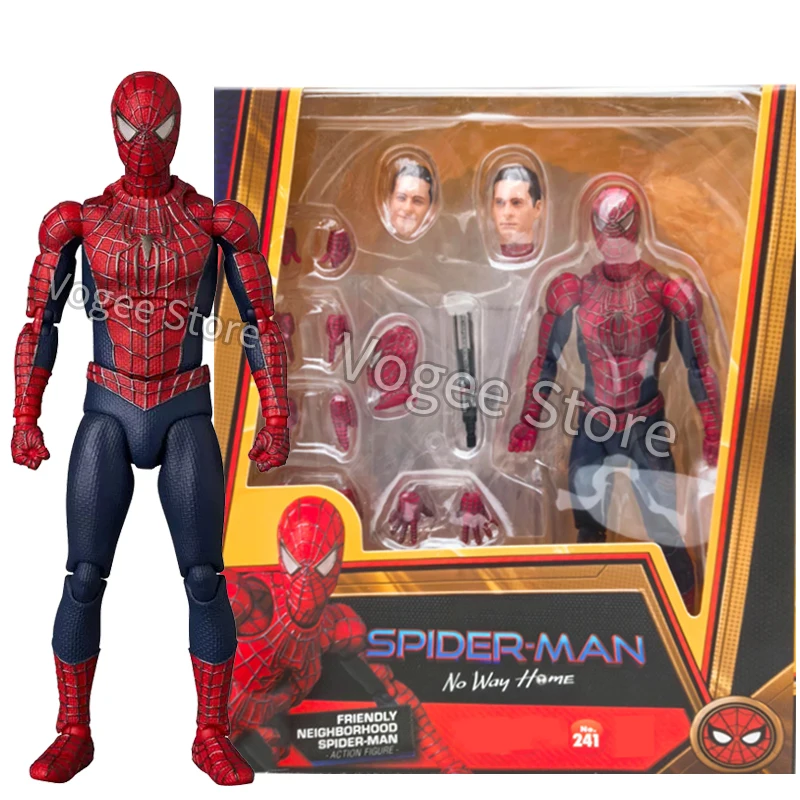 Novo mafex no.241 homem aranha toby maguire sem maneira casa