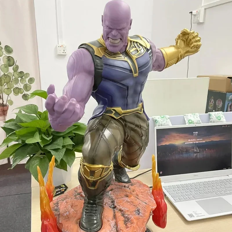 Large Size 1/4 60cm Superhero Green giant Hulk Thanos figure Resin Statue Collection model Home Decoration gift high quality