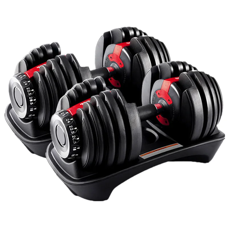 Gym 20KG  90LB Adjustable Weight Dumbbell Set For Exercise